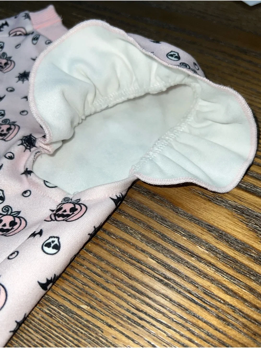 Pink Halloween 'Boo!' One-Piece Pajamas for Dog - Worn Once - L